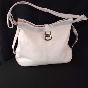 Leather White Vintage Shoulder Purse